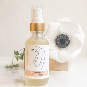All Body Oil is a healing body dry oil for all skin types. This lightweight formula with Sacha Inchi Oil is perfect for getting the hydration without the oily residue. INGREDIENTS: INGREDIENTS: MCT . camellia seed oil . meadow foam . flax oil. Rose hip oil . Sacha inchi oil . grape seed oil . safflower oil . proprietary blend of essential oils